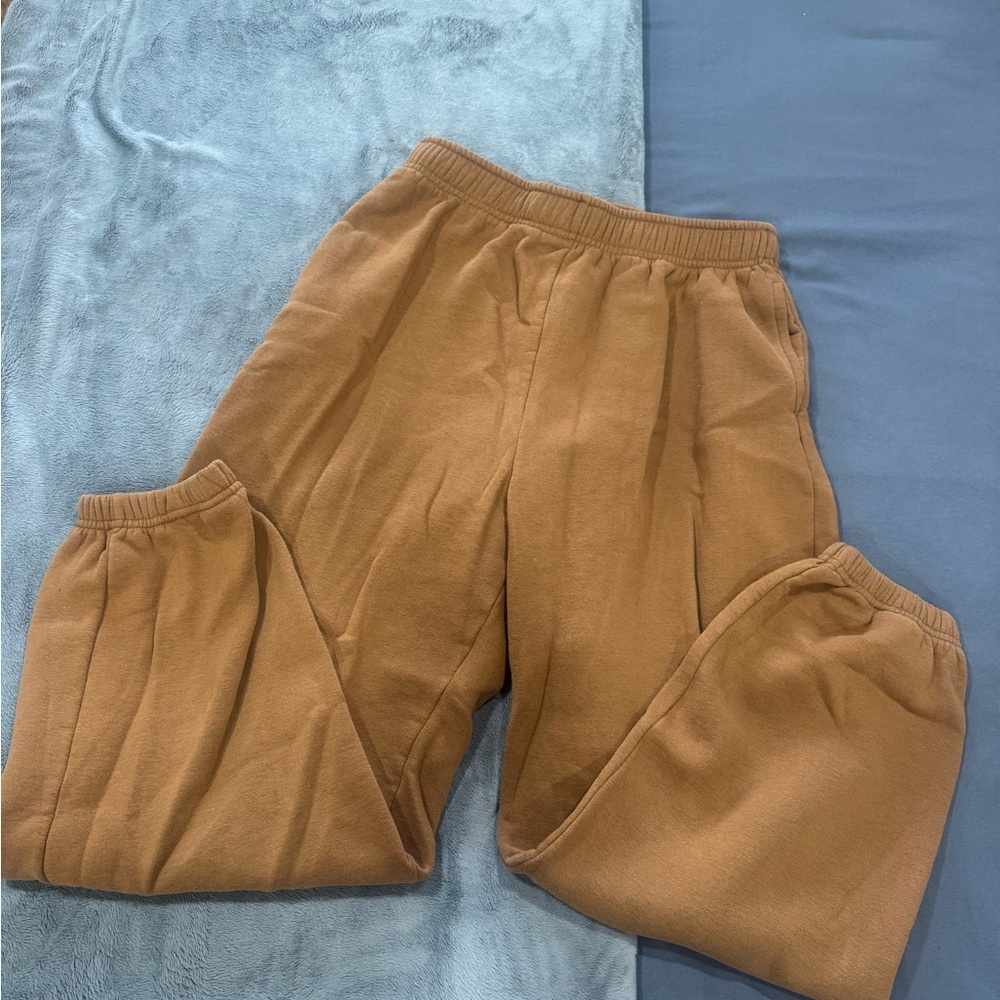 Cozy Brown/Burnt Orange Sweatpants